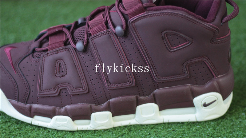 Nike Air More Uptempo Maroon Wine Red